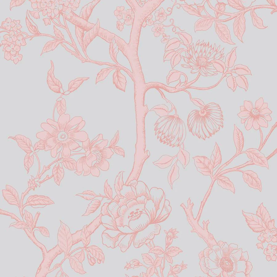 128/2008 | Paradise Tree, Pastel Blue Chinoiserie - Cole & Son Wallpaper