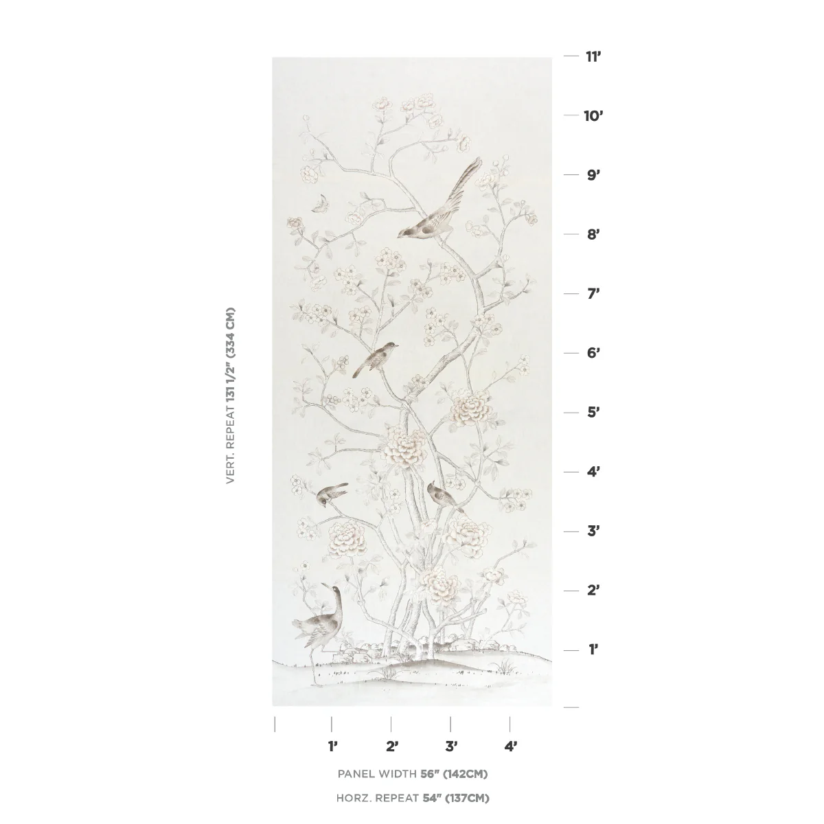 175048 | Chinois Palais, Neutral - Schumacher Fabric - Image 3