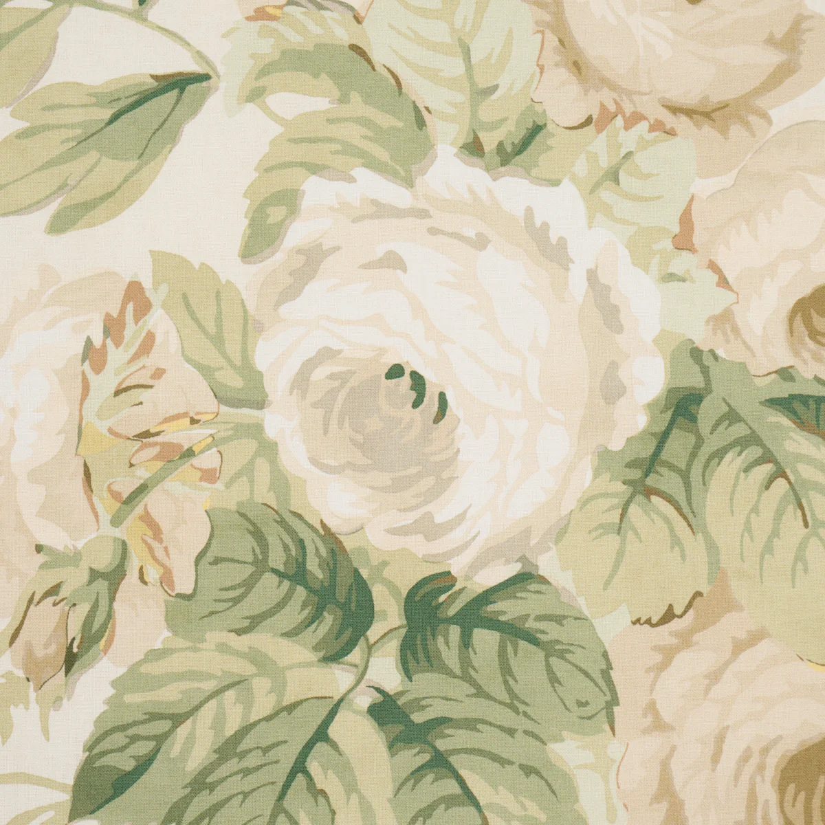 177206 | Nancy Floral, Ivory - Schumacher Fabric - Image 4