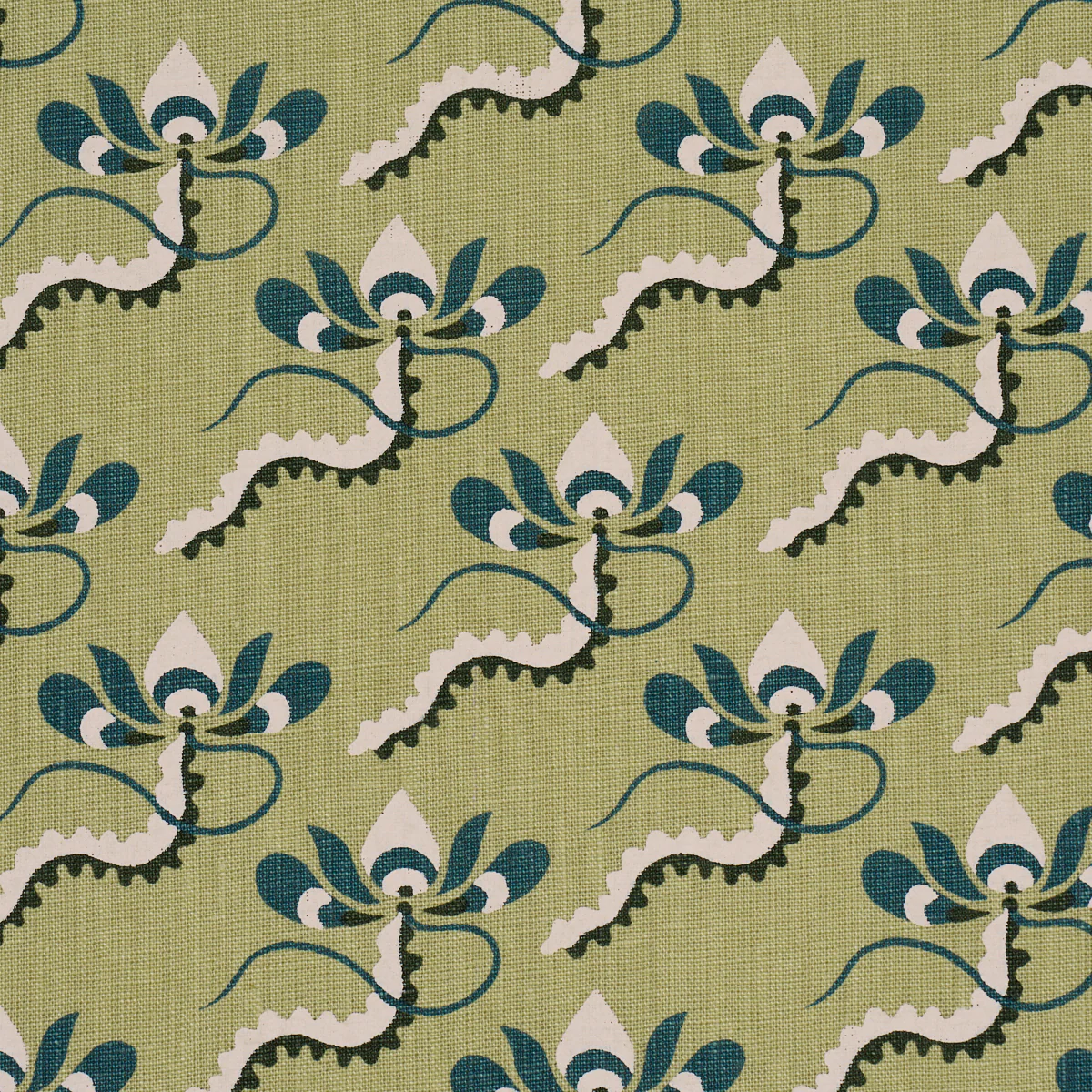 182610 | Bombay Rainbow, Leaf - Schumacher Fabric - Image 3
