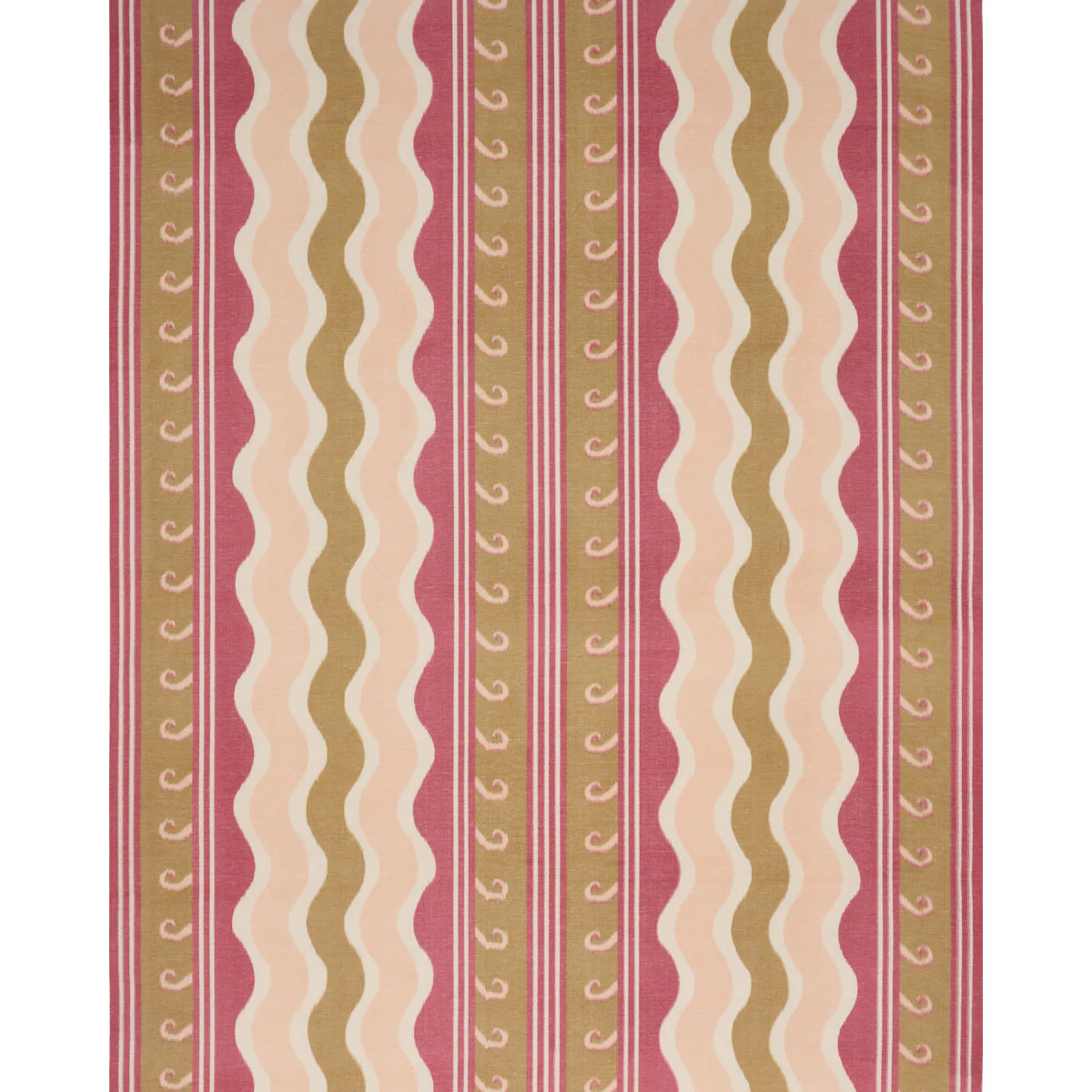 182631 | Roman Reverie, Gold & Rose - Schumacher Fabric - Image 2