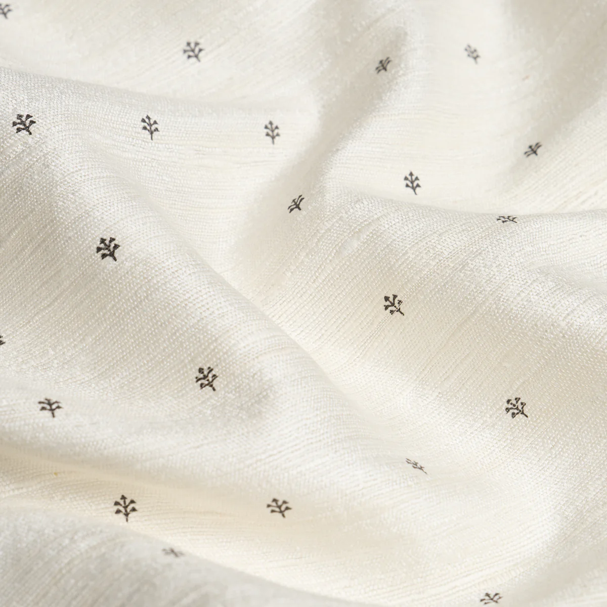 182681 | Engelmann Silk Hand Print, Brown - Schumacher Fabric - Image 3