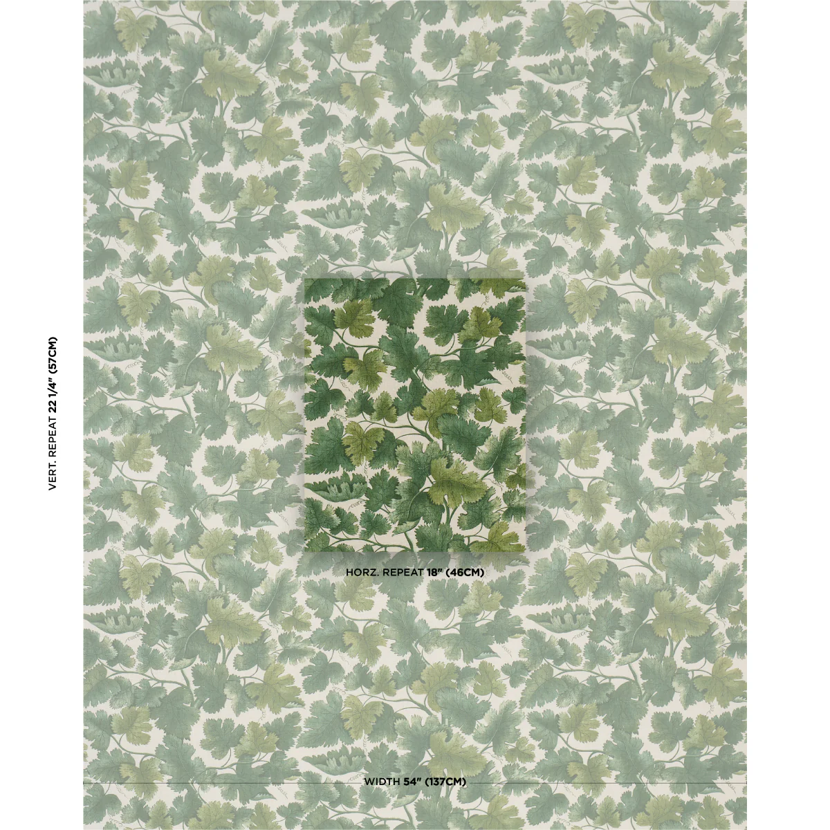 182791 | Edinburgh Vine, Forest - Schumacher Fabric - Image 2