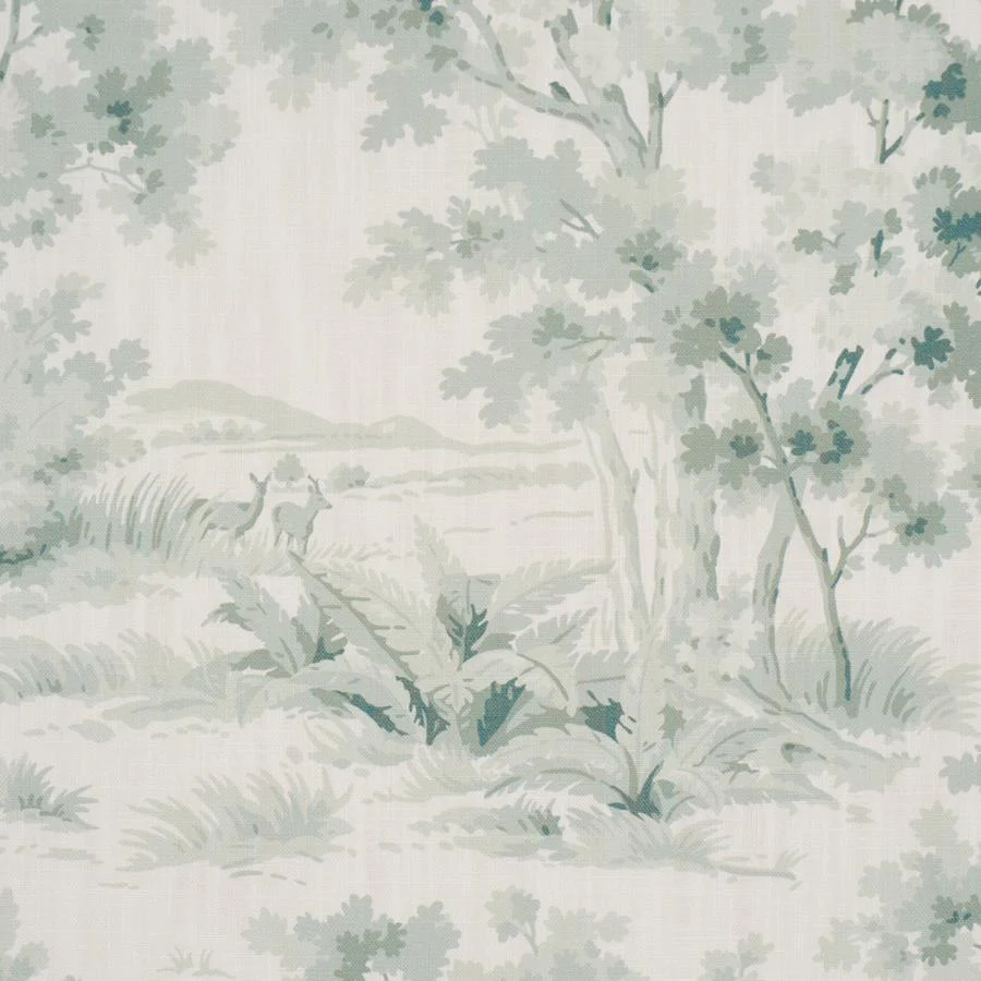 182960 | Countryside Morning, Green - Schumacher Fabric - Image 3