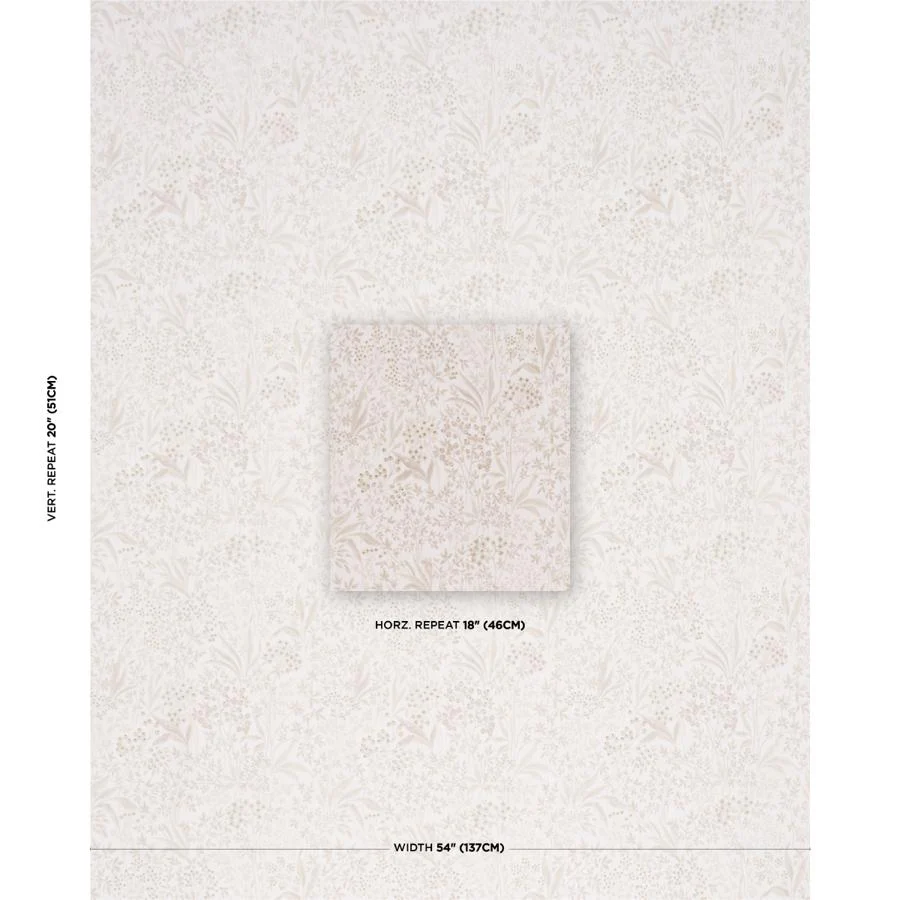 183021 | Nocturne, Stone And Gold - Schumacher Fabric - Image 2