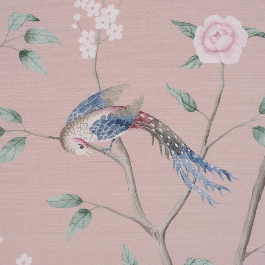 183031 | Paradise Birds, Blush - Schumacher Fabric - Image 3