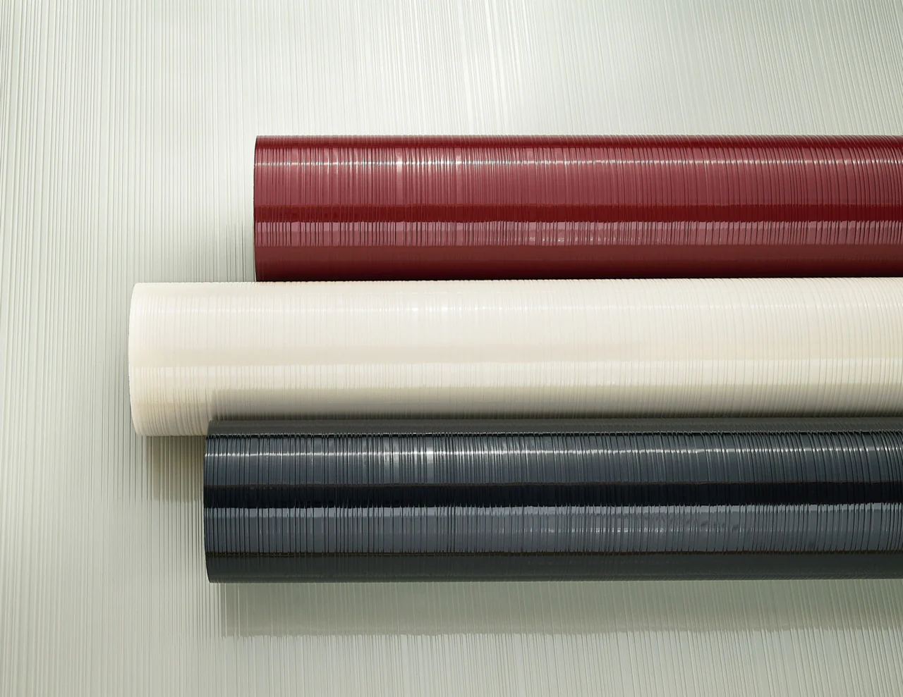 23303 | Lacquered Fluting, Creme Strie - Phillip Jeffries Wallpaper - Image 2