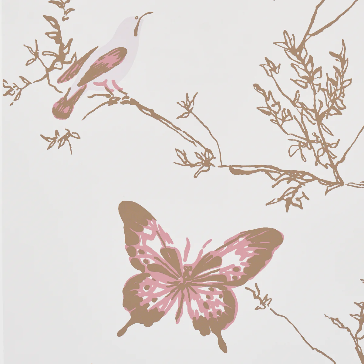 2704423 | Birds & Butterflies, Spring - Schumacher Wallpaper - Image 3
