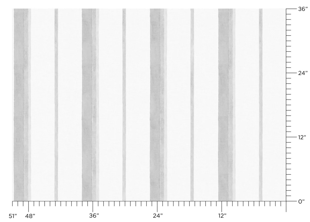 27500 | Saint-Tropez Stripe, Grey Groove on Vinyl Canvas - Phillip Jeffries Wallpaper - Image 4