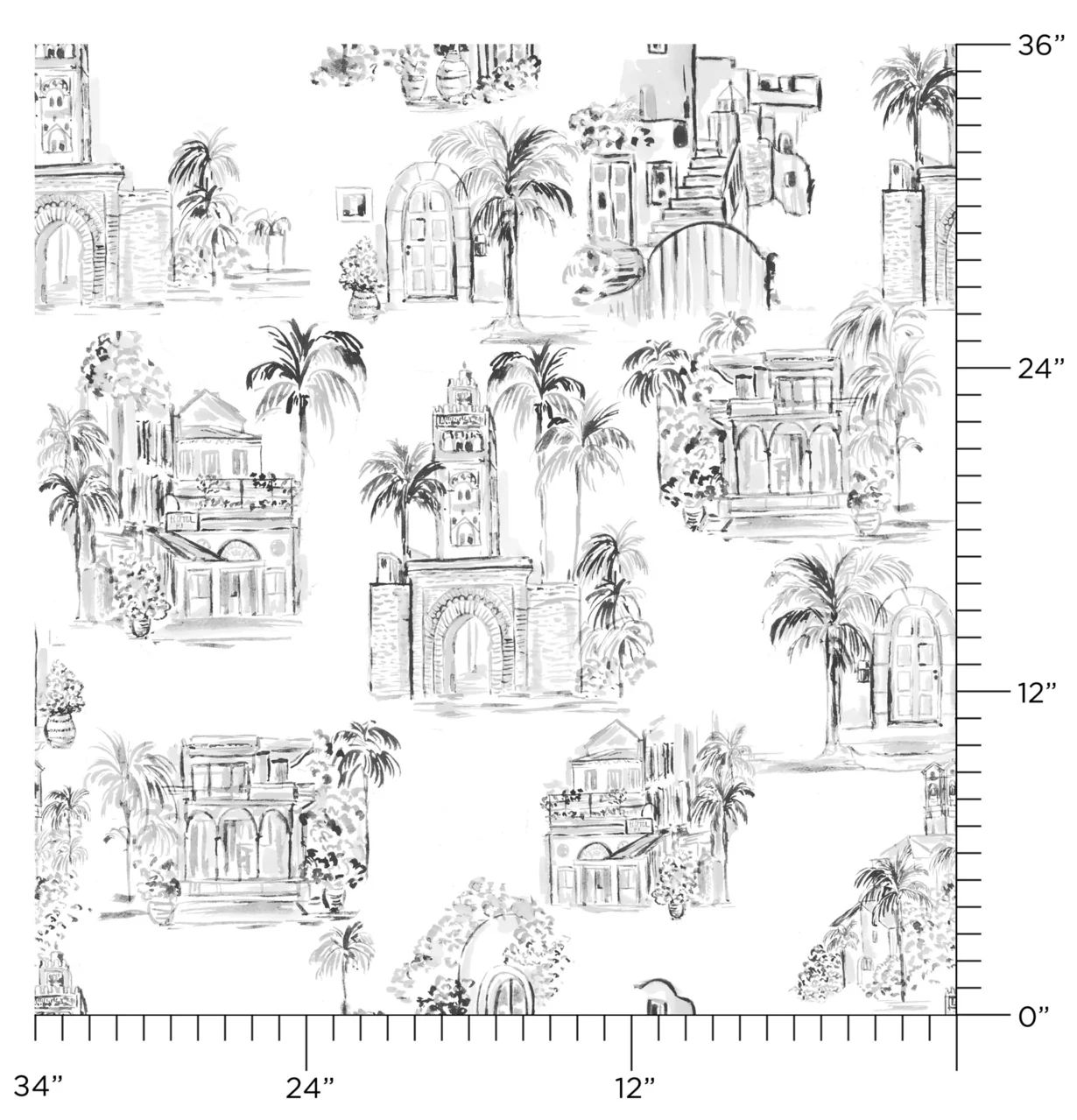 28902 | Toulouse Toile, Saharan Sands on Tranquil Weave - Phillip Jeffries Wallpaper - Image 4