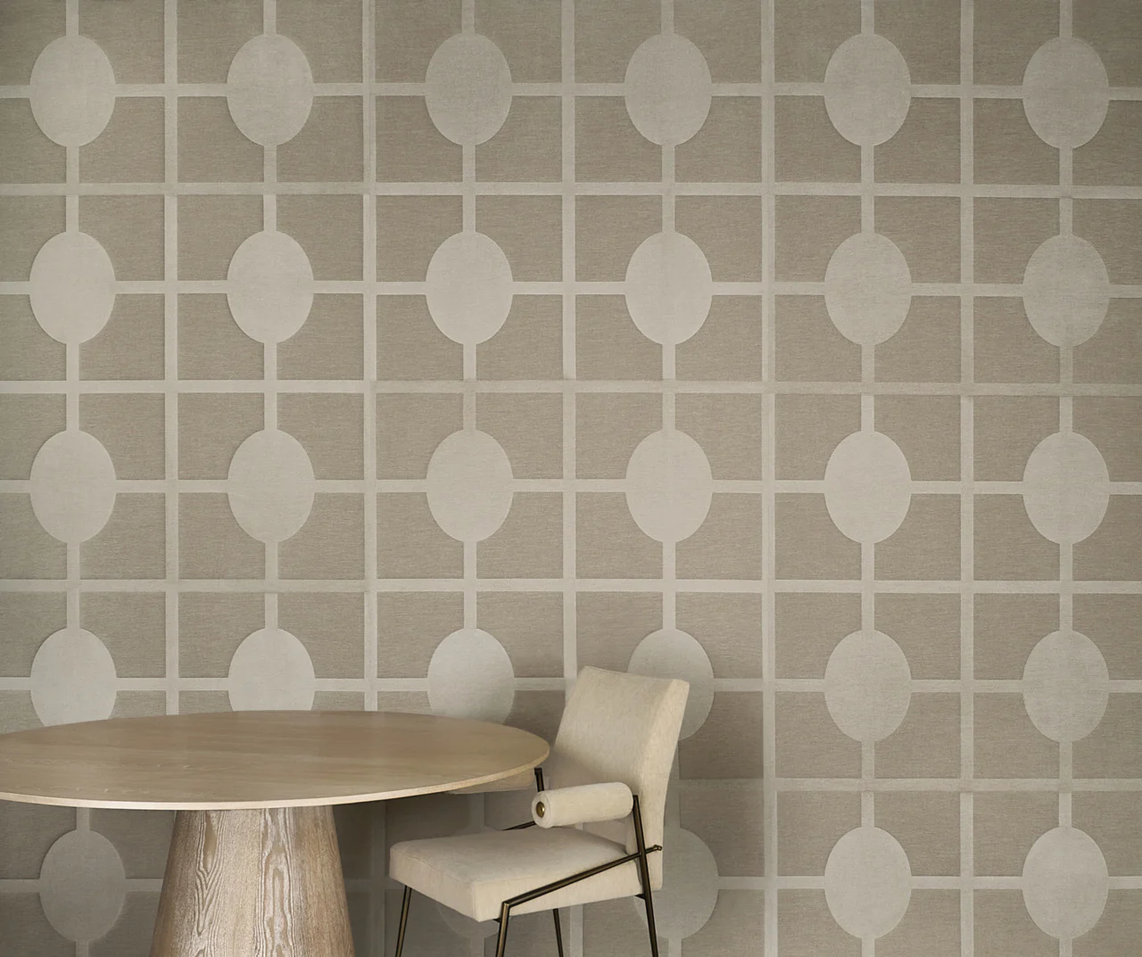 32700 | Quiet Quarters, Ivory Spotlight - Phillip Jeffries Wallpaper - Image 3