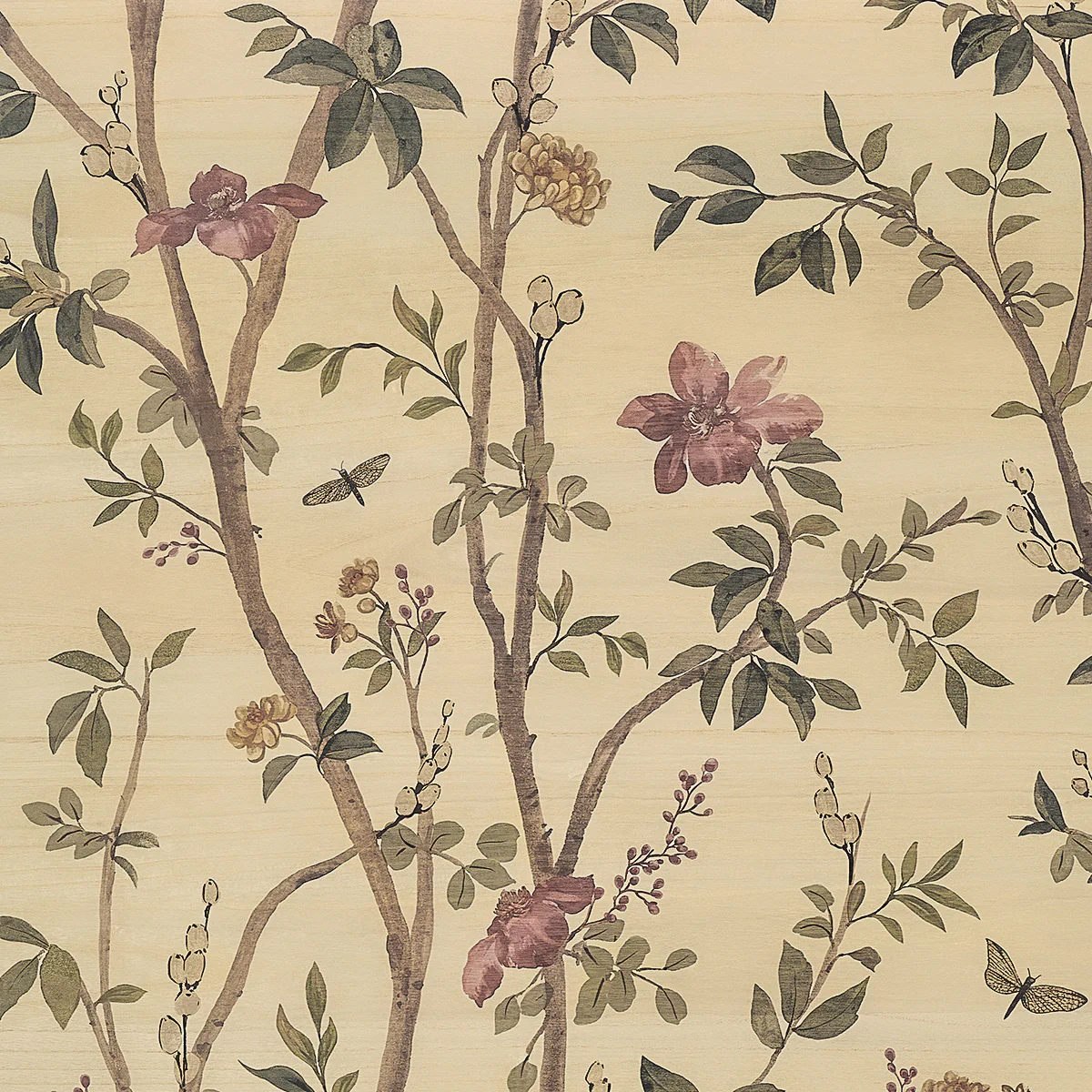 35403 | Jasmine, Autumn Petals on Floored - Phillip Jeffries Wallpaper