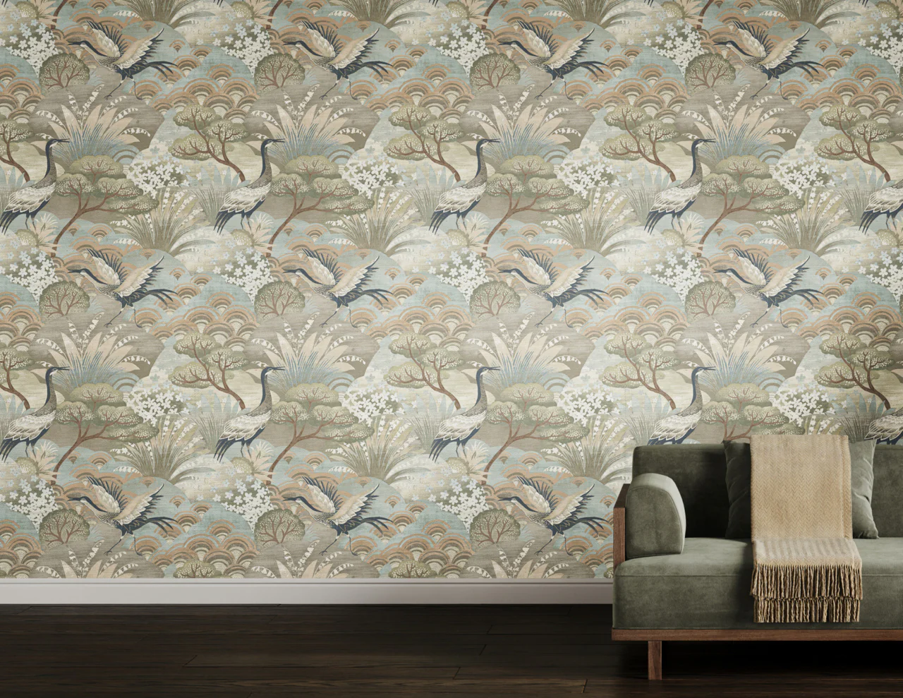 35606 | Fable, Mystic Meadow on Manila Hemp - Phillip Jeffries Wallpaper - Image 3