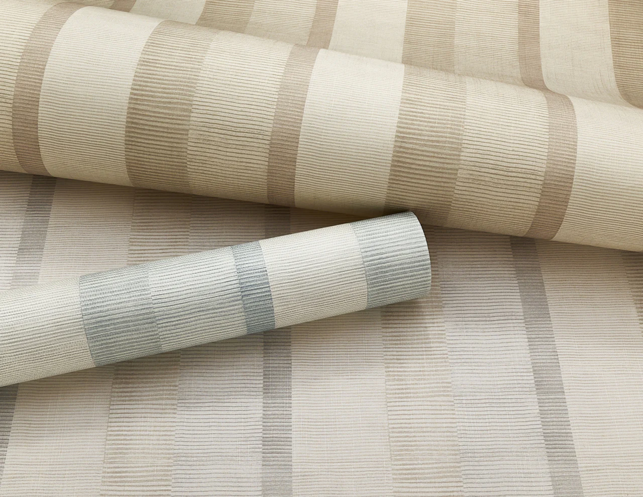 40108 | Santa Fe Stripe, Cotton Haze on Woven Walls - Phillip Jeffries Wallpaper - Image 2