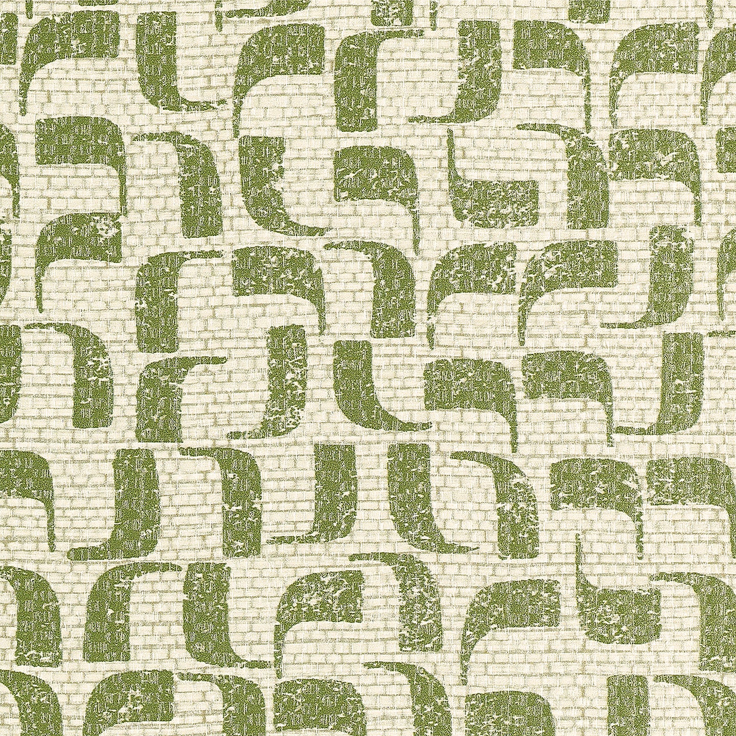 40803 | Rosetta, Sage Ink on Vinyl Paperweave - Phillip Jeffries Wallpaper