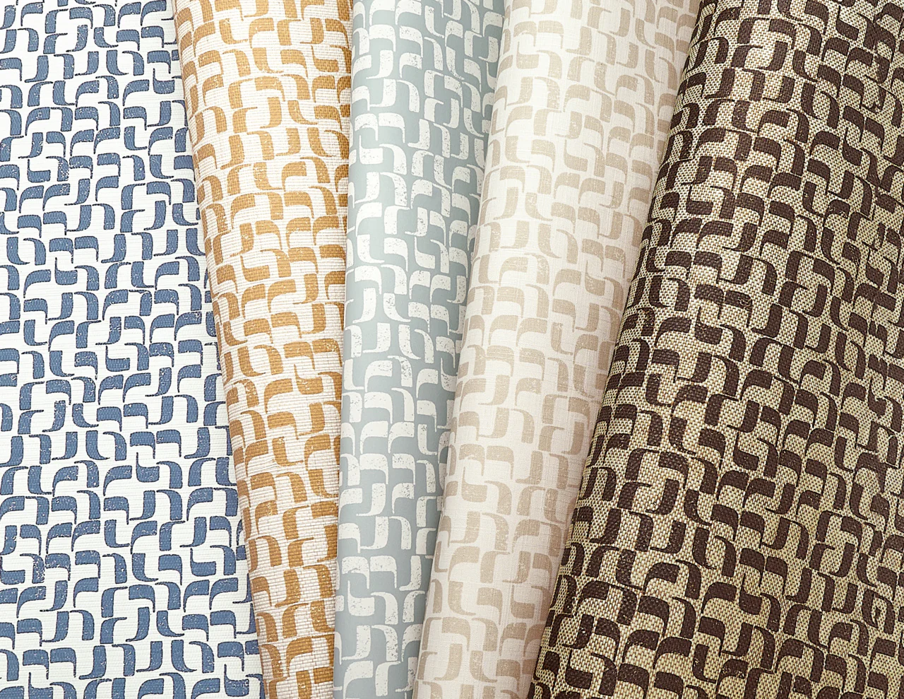 40806 | Rosetta, Navy Narrative on Woven Walls - Phillip Jeffries Wallpaper - Image 2