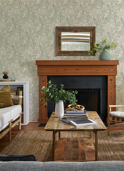 4169-83101 | Oak & Moss, Holt Pastel Woodland - Chesapeake Wallpaper - Image 2