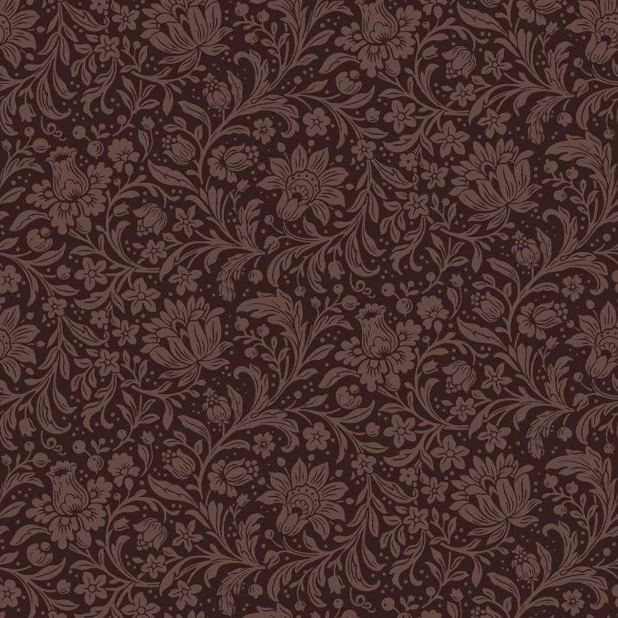 4173-27627 | Chris Loves Julia, Hague Burgundy Floral Trail - A-Street Wallpaper