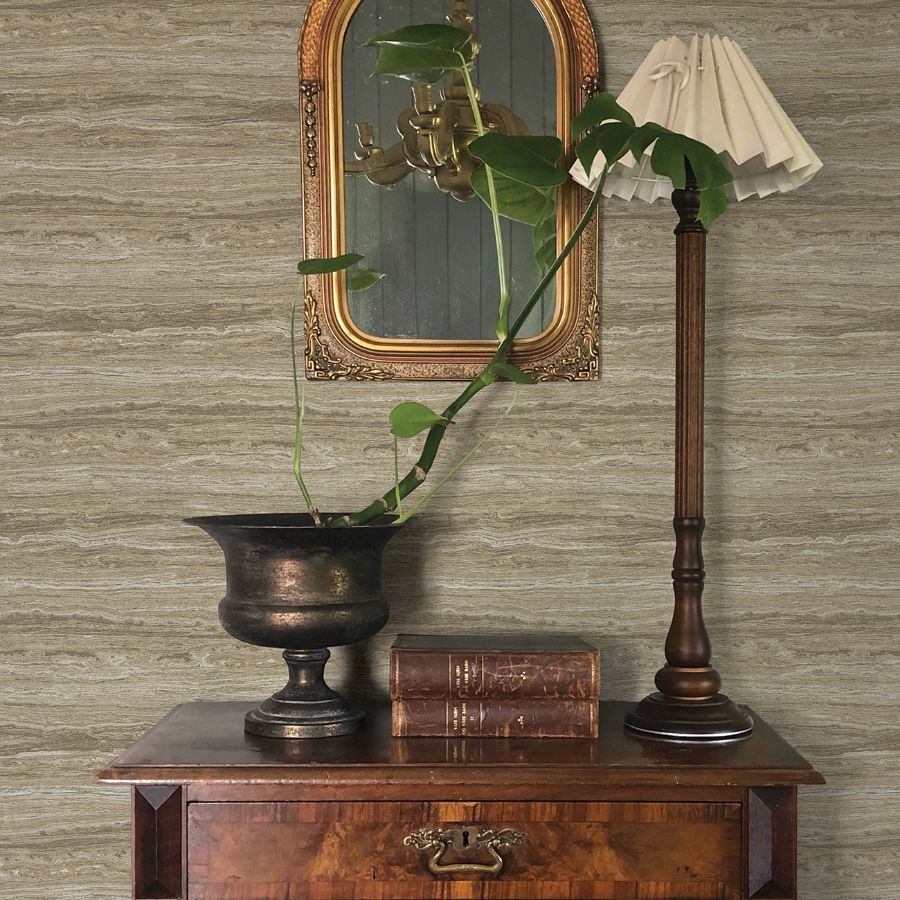 4173-27665 | Chris Loves Julia, Lyman Neutral Striated - A-Street Wallpaper - Image 3