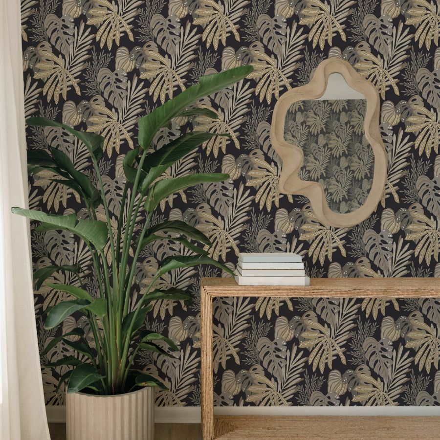 4177-27736 | Drew & Jonathan Home Fifth Edition, Alocasia - A-Street Wallpaper - Image 3