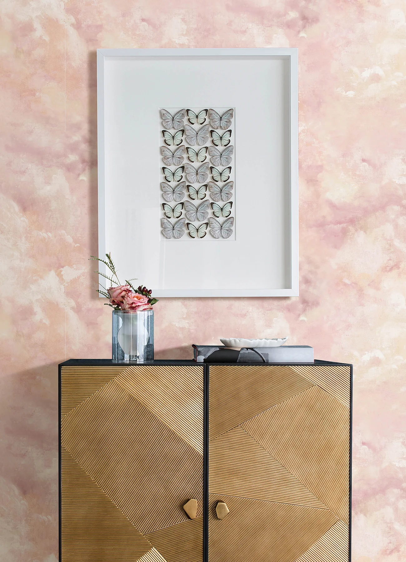 4193-7461 | Portofino, Aria Pink Abstract - A-Street Wallpaper - Image 3