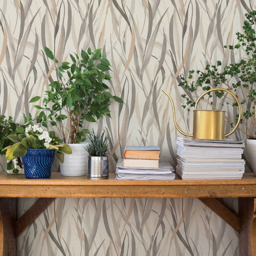 4202-330205 | Springhill, Willoughby Neutral Fronds - A-Street Wallpaper - Image 2