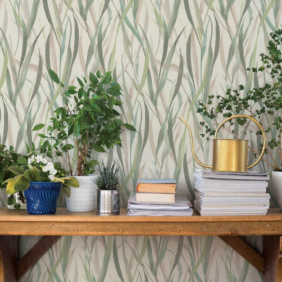 4202-330212 | Springhill, Willoughby Green Fronds - A-Street Wallpaper - Image 2
