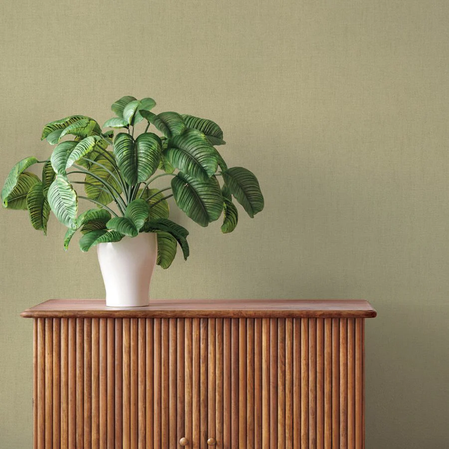 4202-484687 | Springhill, Naim Olive Solid Texture - A-Street Wallpaper - Image 3