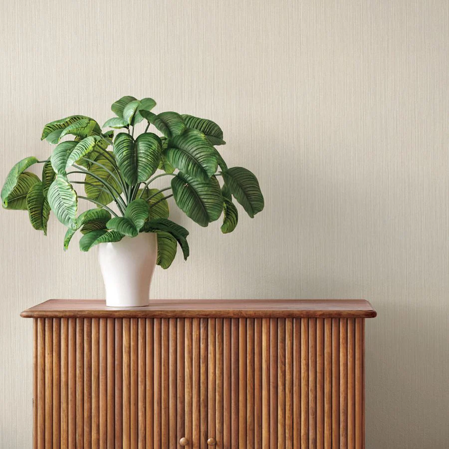4202-537628 | Springhill, Ewan Bone Textured Stripe - A-Street Wallpaper - Image 3
