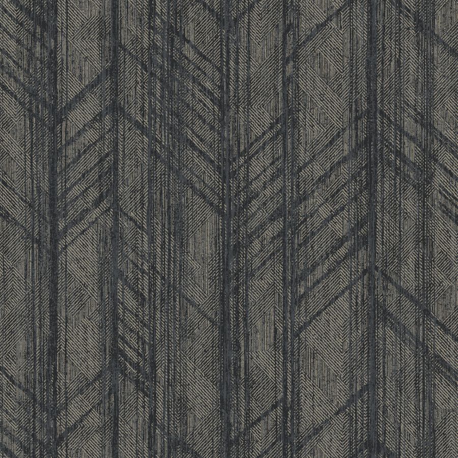4211-83520 | Private Reserve, Winthrop Slate Geometric - Ronald Redding Wallpaper