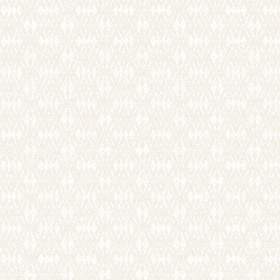 4211-83544 | Private Reserve, Radcliffe Beige Diamond Motif - Ronald Redding Wallpaper