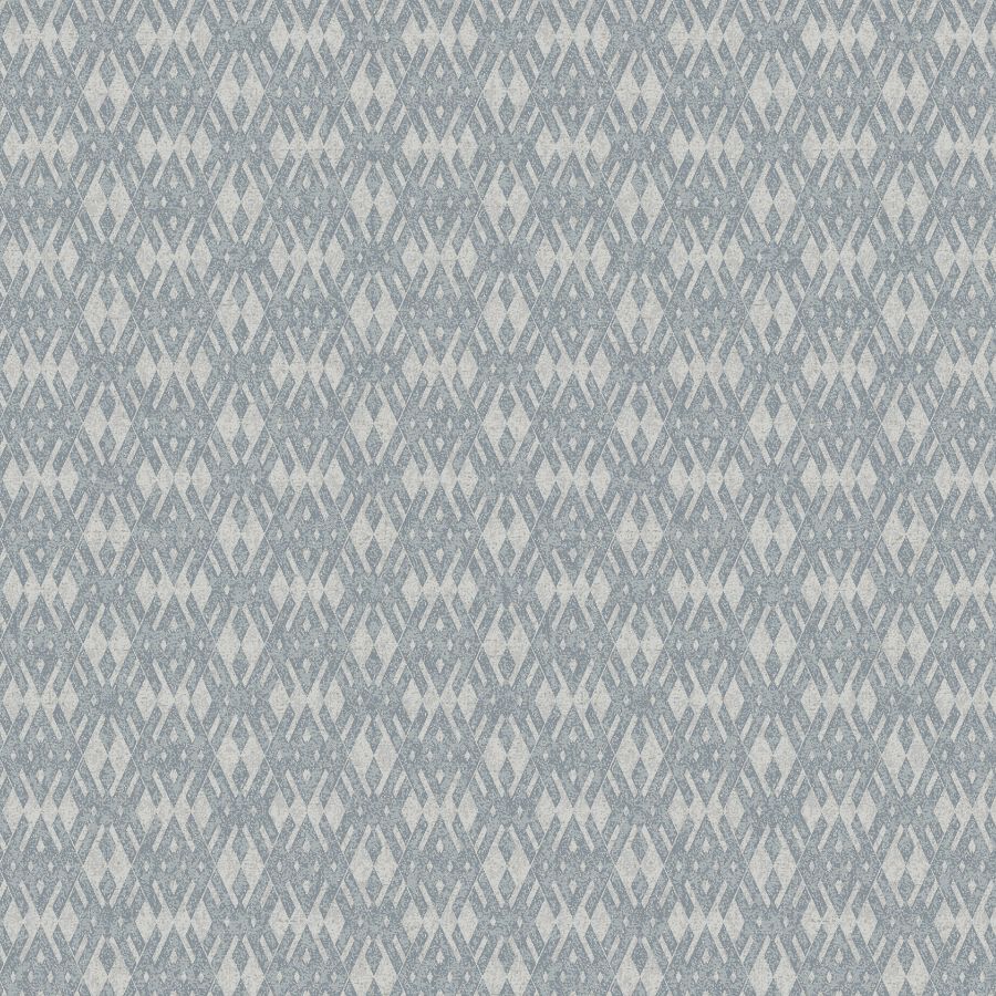 4211-83546 | Private Reserve, Radcliffe Blue Diamond Motif - Ronald Redding Wallpaper