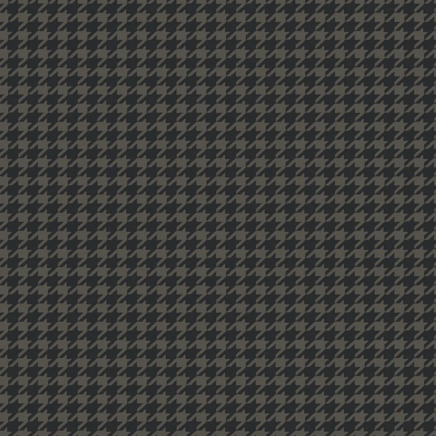 4211-83561 | Private Reserve, Watson Black Houndstooth - Ronald Redding Wallpaper