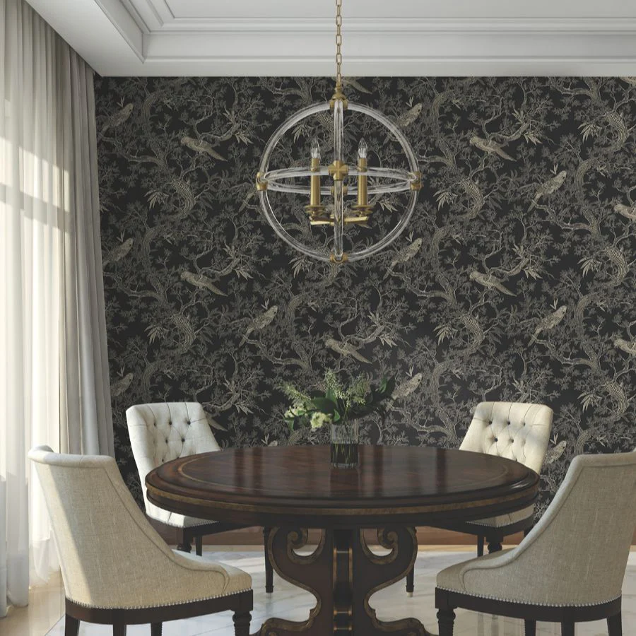 4211-83570 | Private Reserve, Regal Ridge Black Trailing Tree - Ronald Redding Wallpaper - Image 2