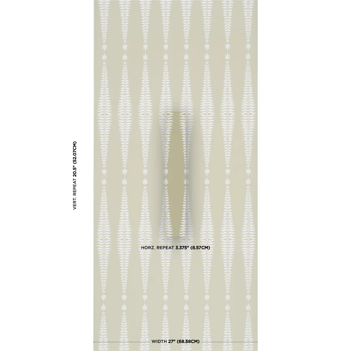 5005077 | Fern Tree, Olive - Schumacher Wallpaper - Image 2