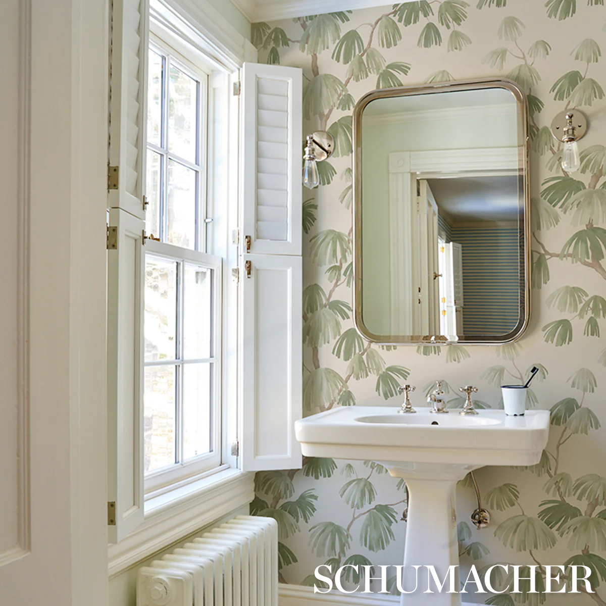 5008335 | Weeping Pine, Green - Schumacher Wallpaper - Image 5