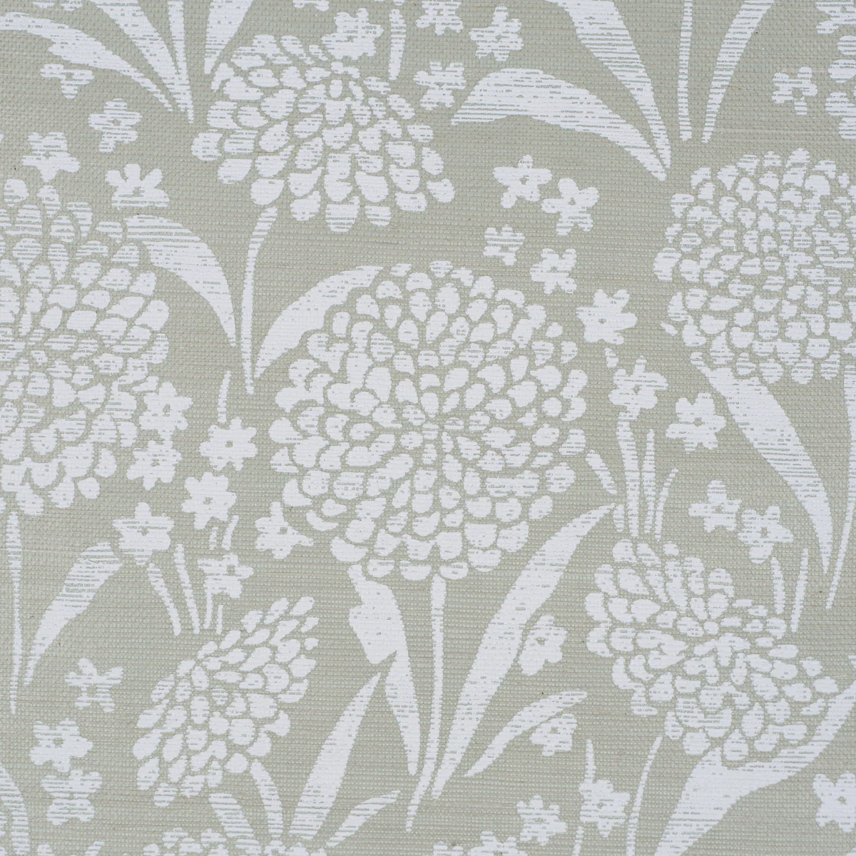 5009783 | Chrysanthemum Sisal, Seaglass - Schumacher Wallpaper - Image 3