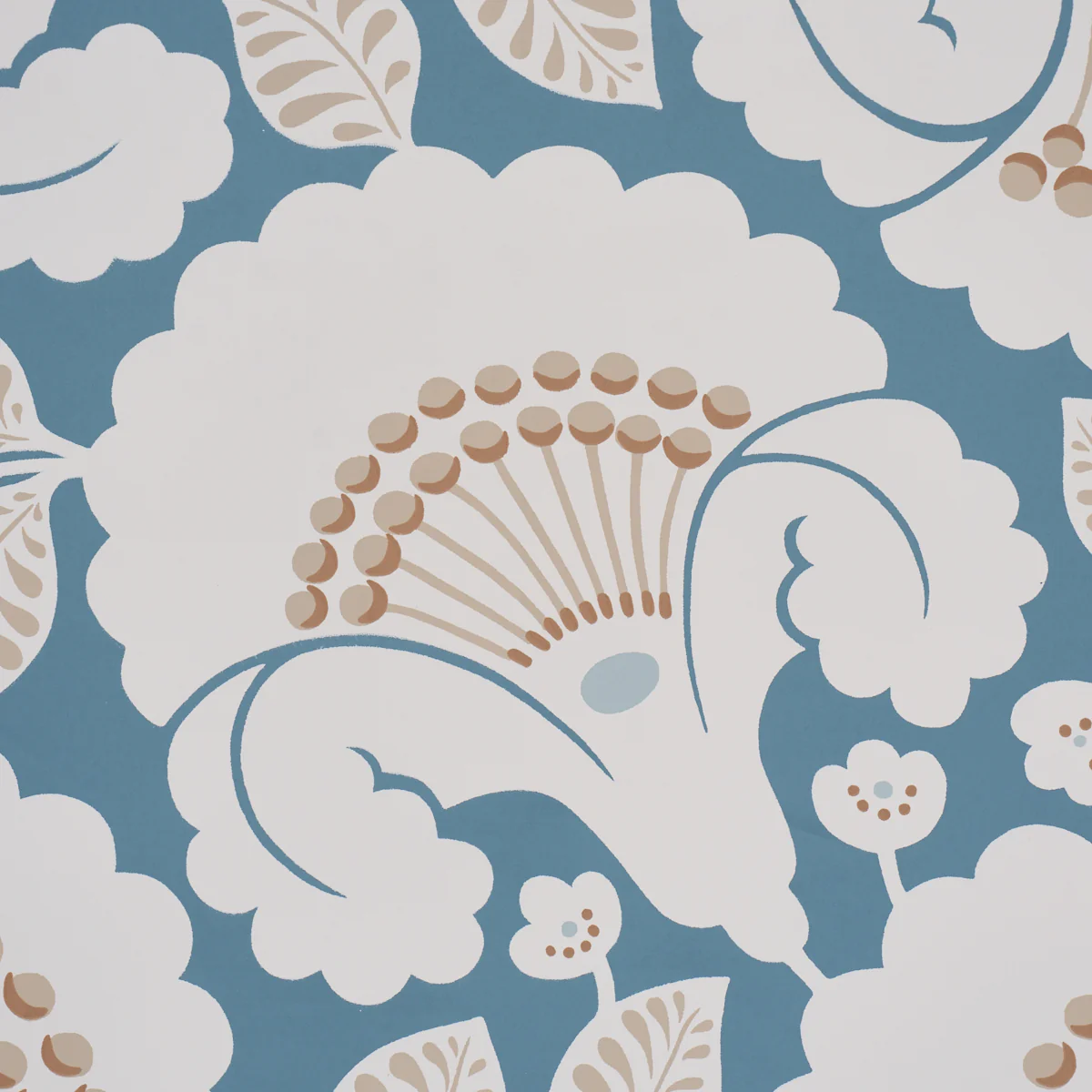 5010374 | Jackie, Indigo - Schumacher Wallpaper - Image 3