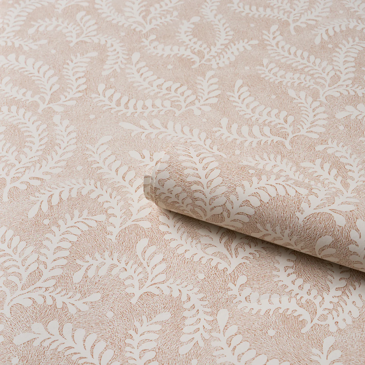 5010385 | Etched Fern, Brown - Schumacher Wallpaper - Image 4