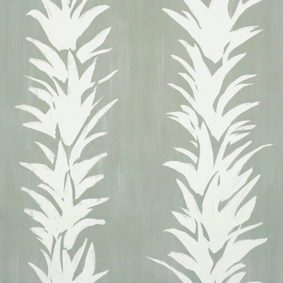 5013666 | White Lotus, Cool Green - Schumacher Wallpaper