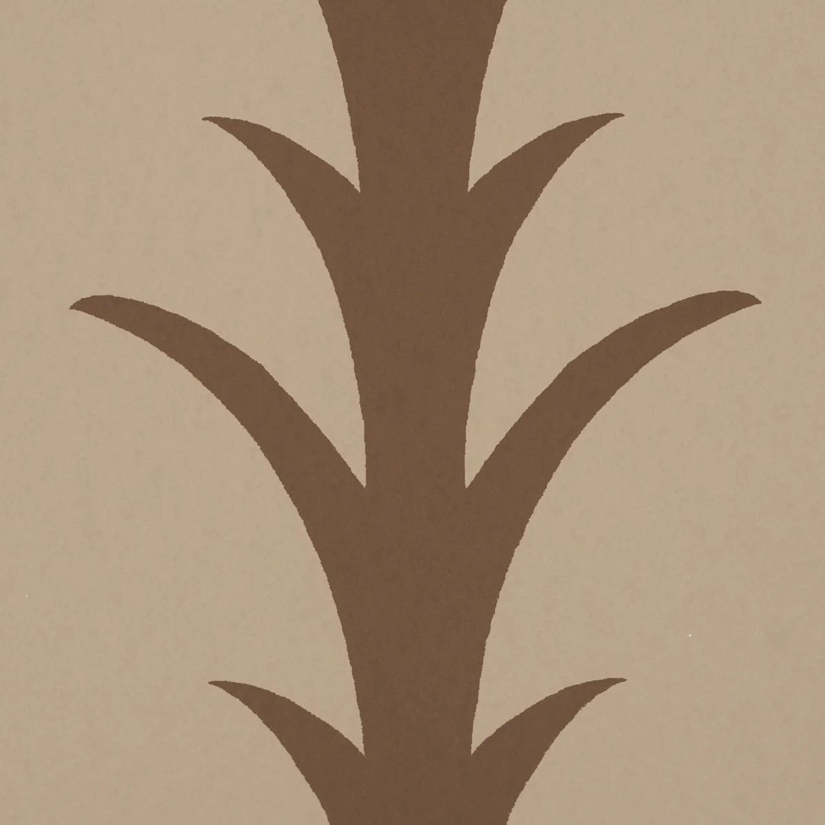 5014774 | Acanthus Stripe, Brown On Beige - Schumacher Wallpaper - Image 3