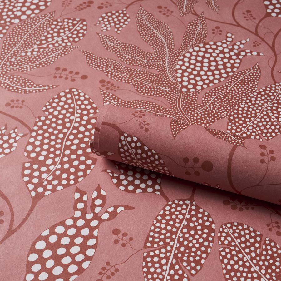 5015466 | Polka Dot Jungle, Raspberry - Schumacher Wallpaper - Image 4