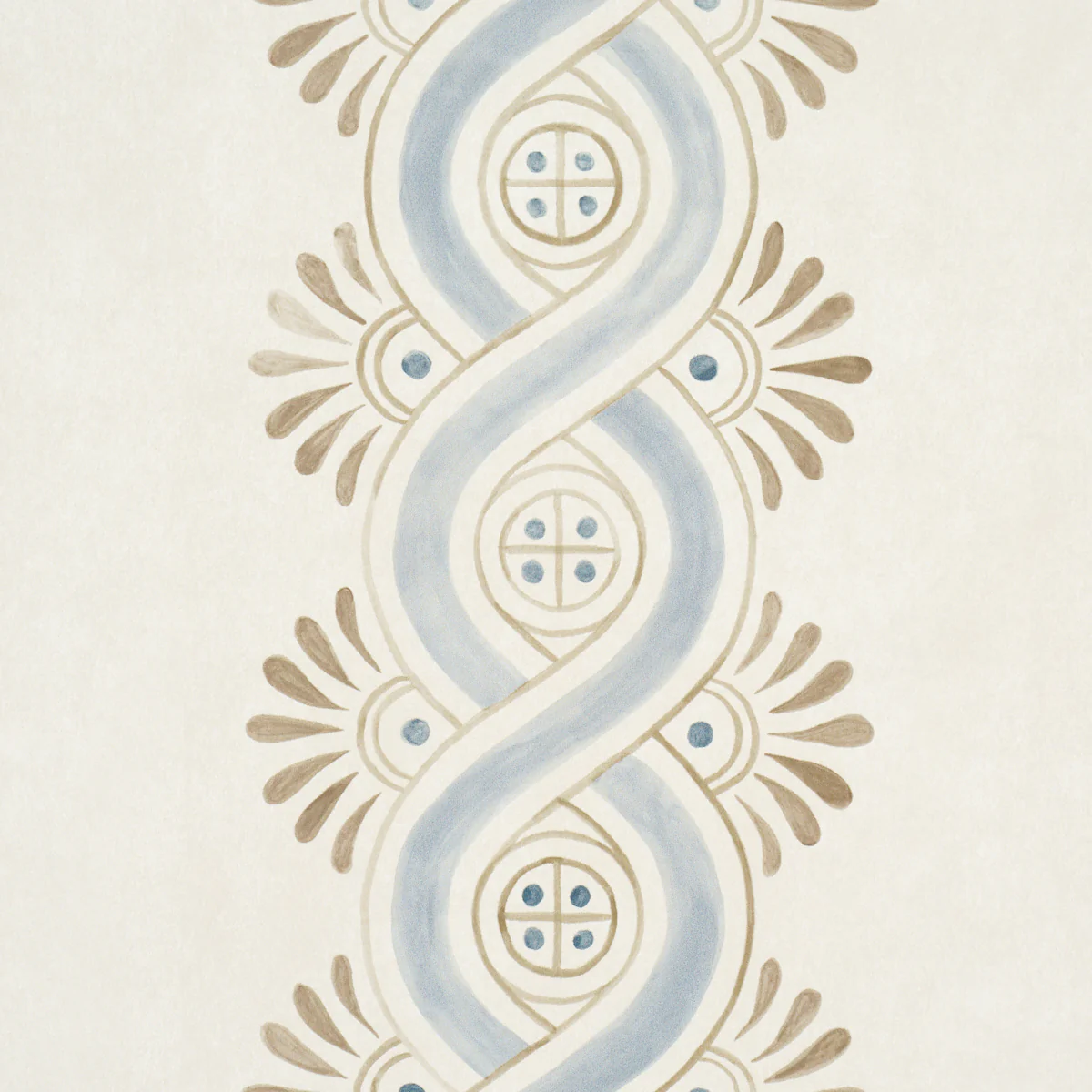 5016460 | Leonidis Stripe, Blue - Schumacher Wallpaper - Image 3