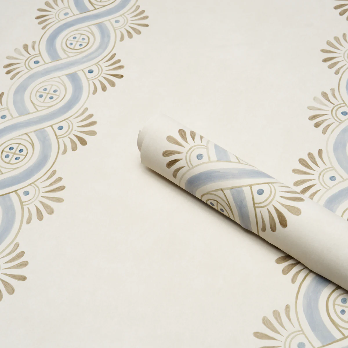5016460 | Leonidis Stripe, Blue - Schumacher Wallpaper - Image 4