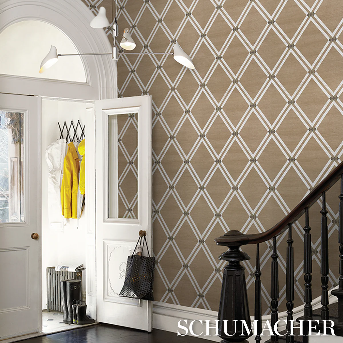 5016541 | Asolo Sisal, Sepia - Schumacher Wallpaper - Image 5