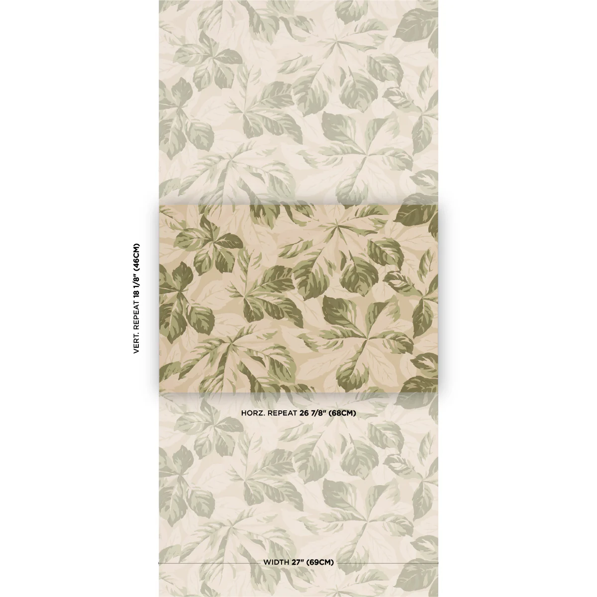 5016980 | Arboreal Handprint, Leaf - Schumacher Wallpaper - Image 2