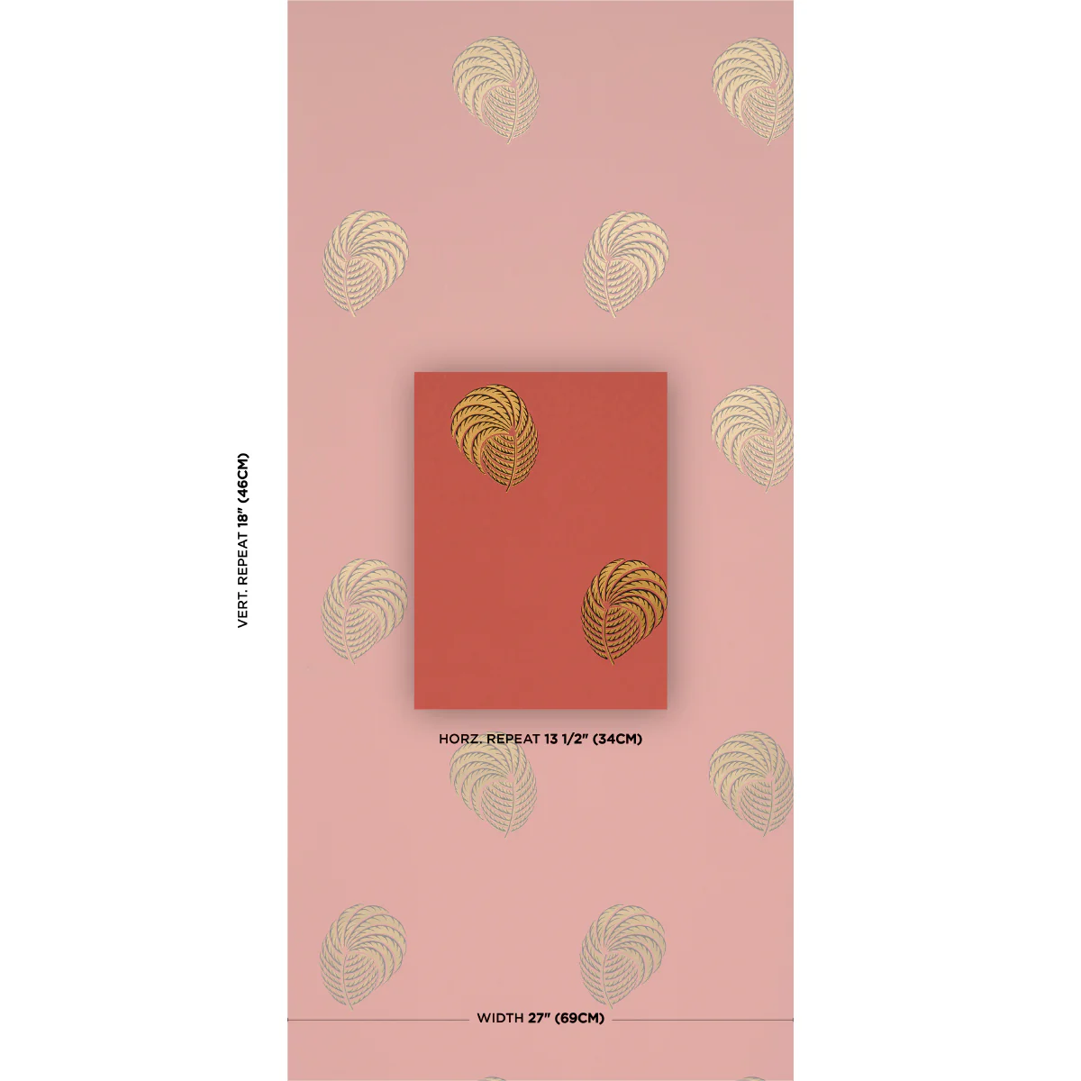 5017051 | Royal Plume, Russet - Schumacher Wallpaper - Image 2