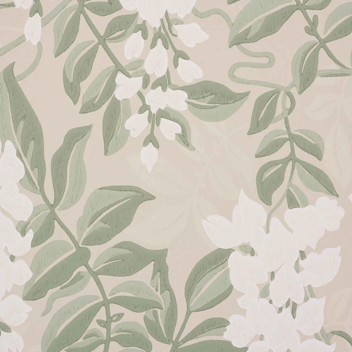 5017530 | Lucia Wisteria, Sage - Schumacher Wallpaper - Image 3