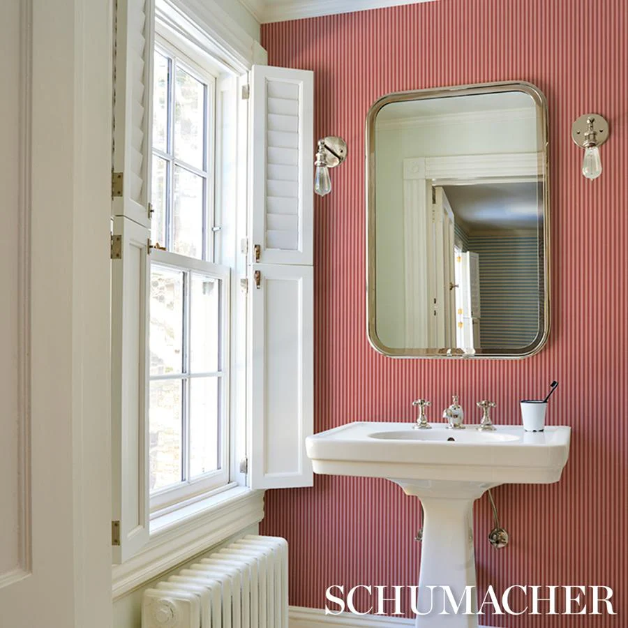 5017632 | Edwin Stripe Narrow, Sun Kiss - Schumacher Wallpaper - Image 3