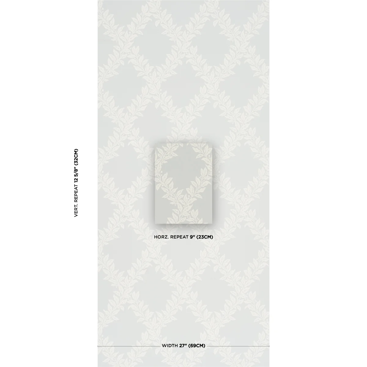 5017752 | Tyninghame Trellis, Sky - Schumacher Wallpaper - Image 2
